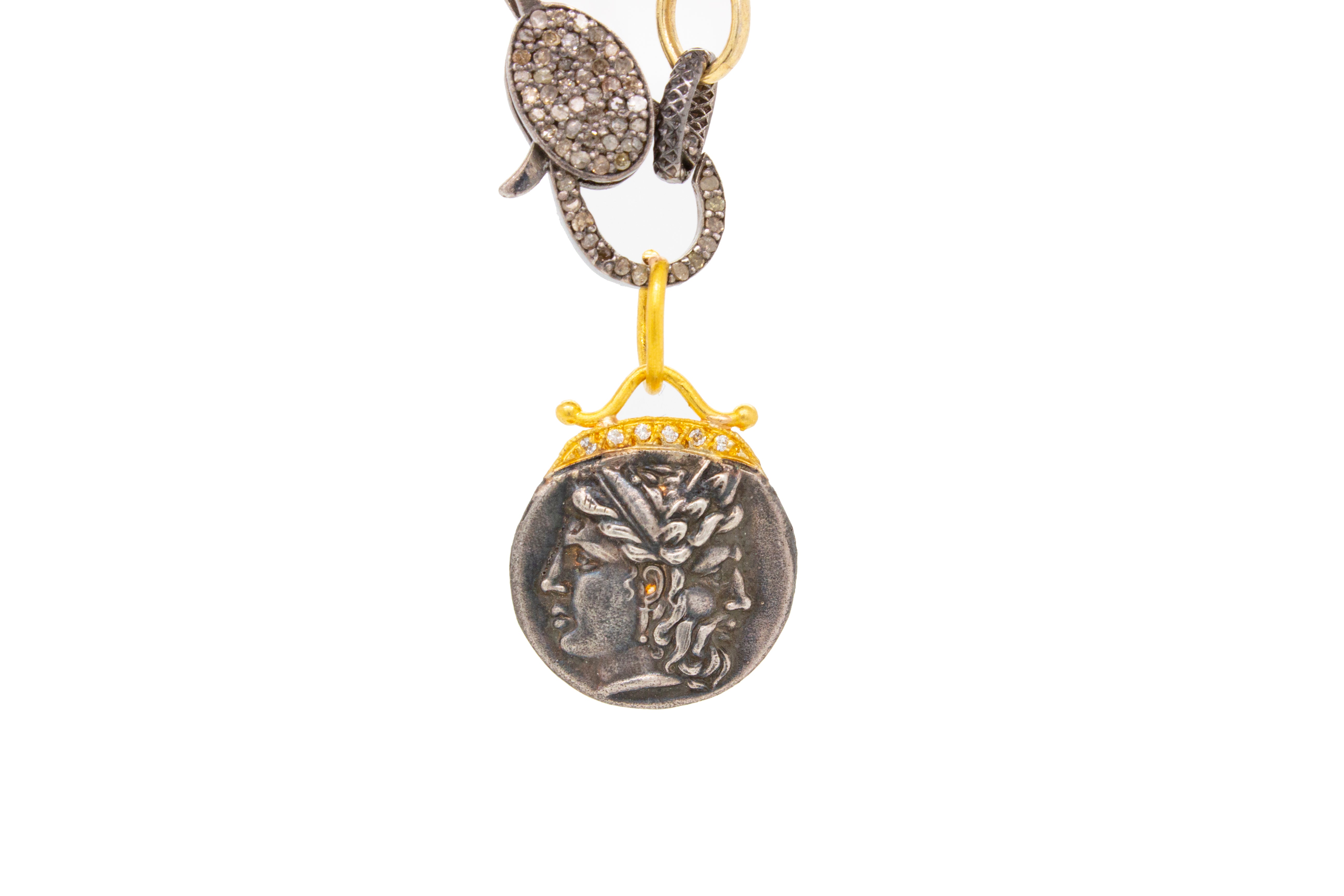 Roman God Janus with Diamonds
