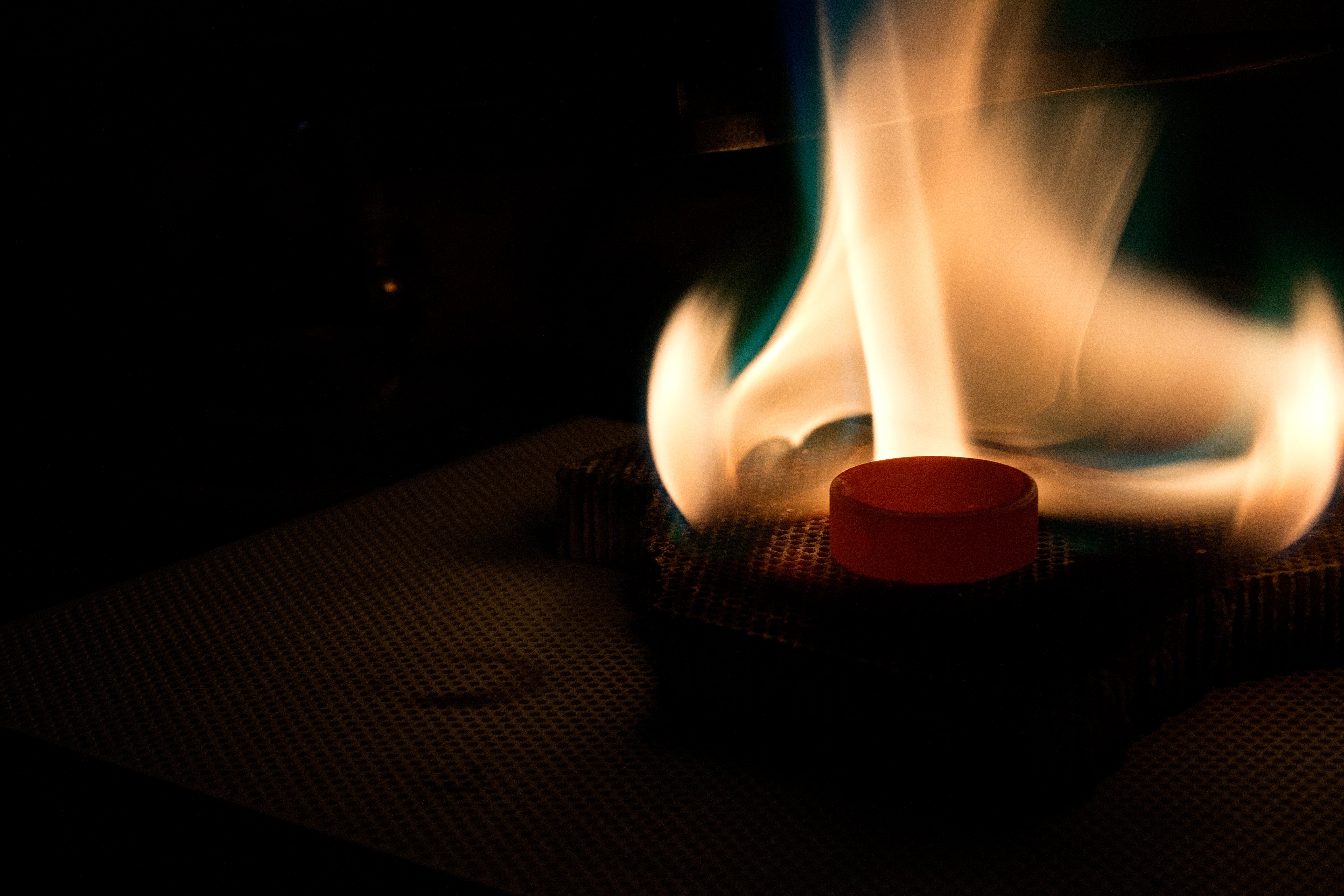 fire, burning, rings, jewelry making, hot ring, dark background
