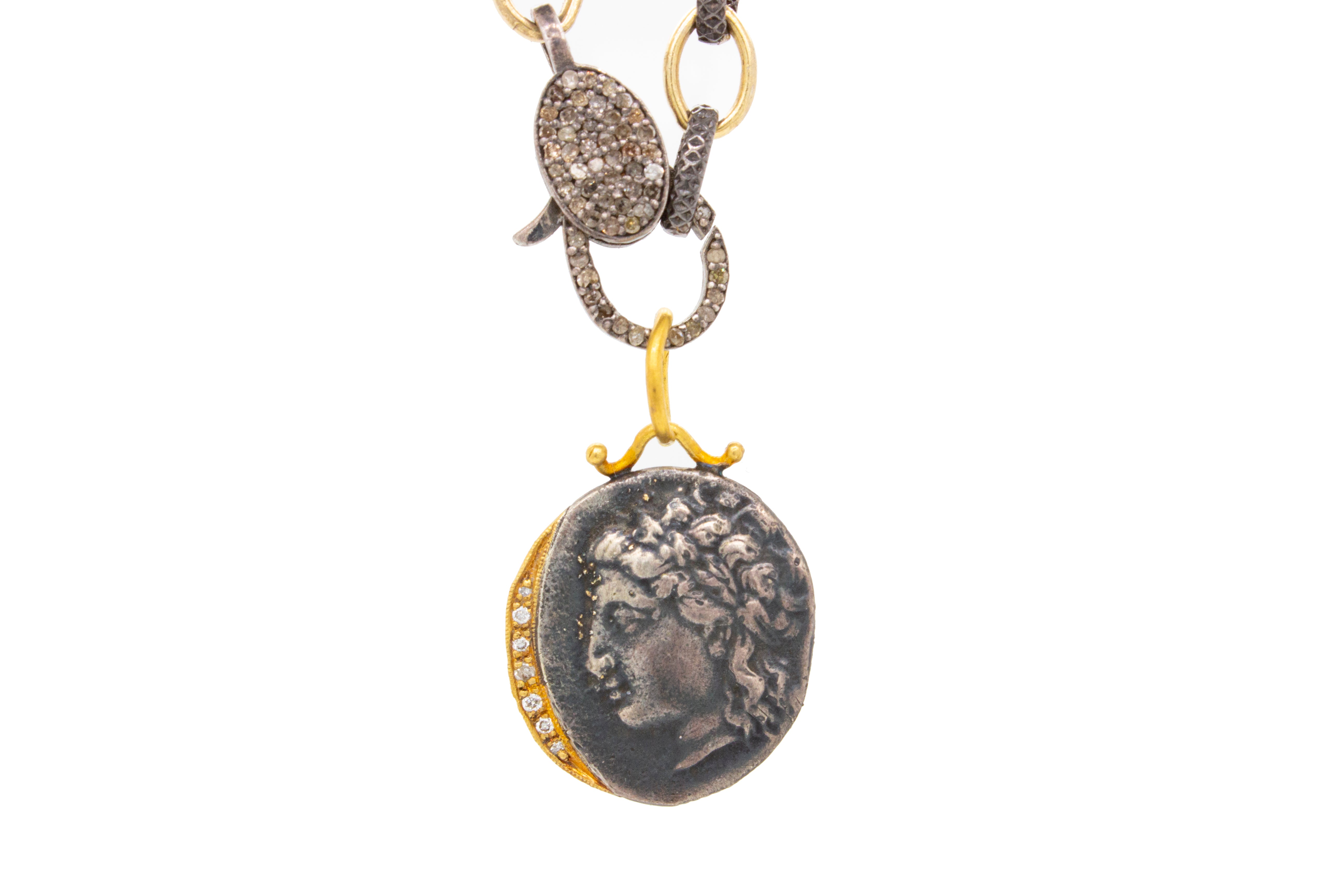 Roman Goddess of the Hunt Diana with Diamonds