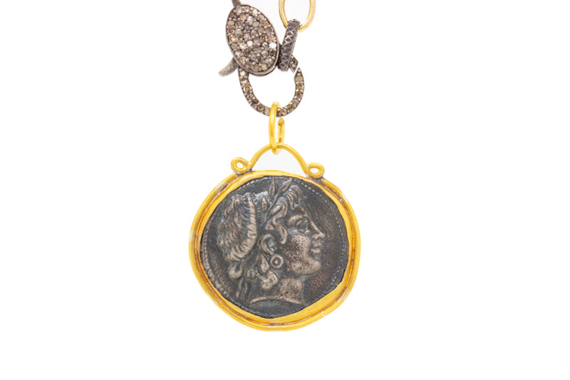 Greek Goddess Demeter of Agriculture with Gold Frame