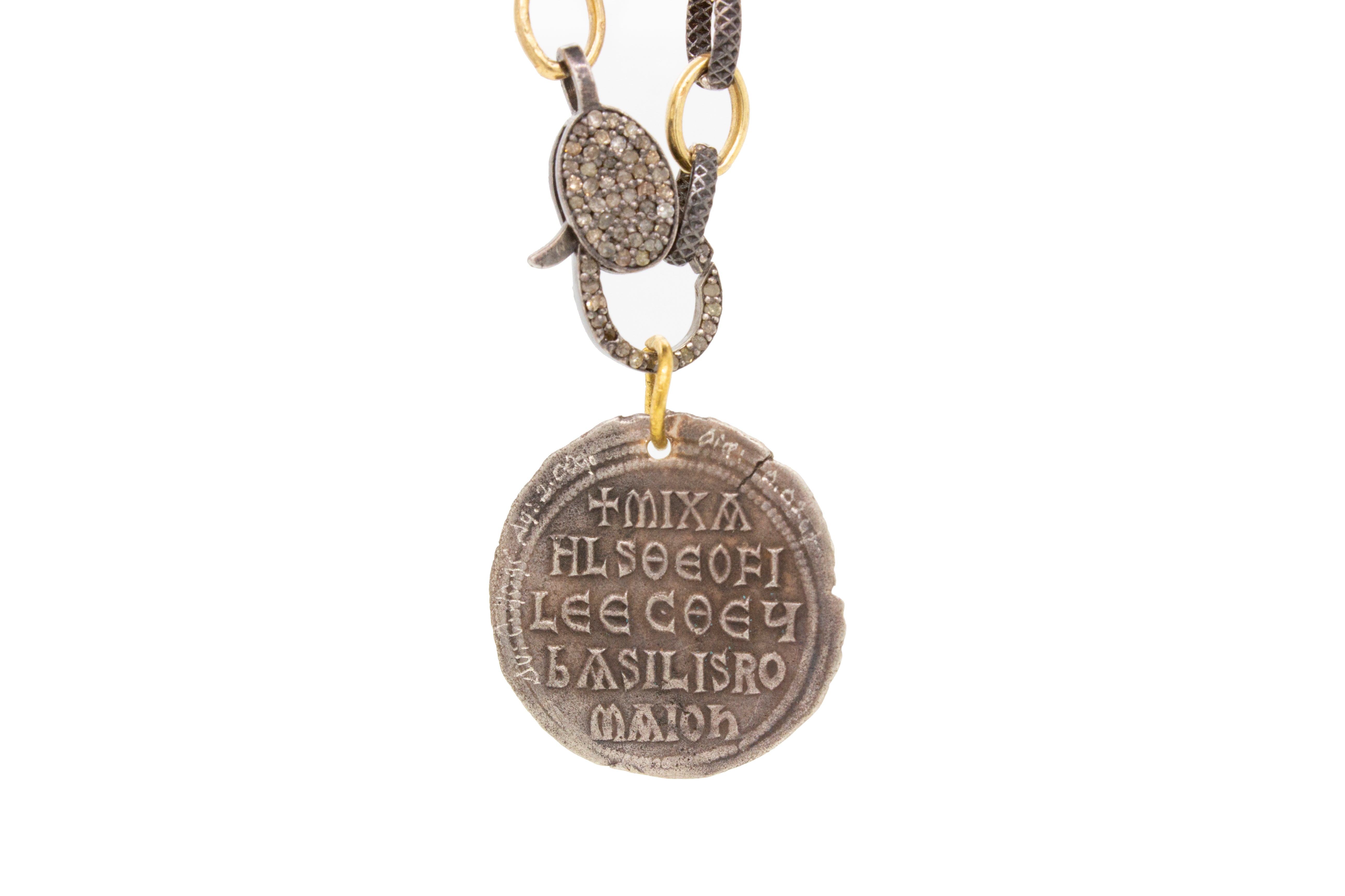 Greek Byzantine Cross with Diamond