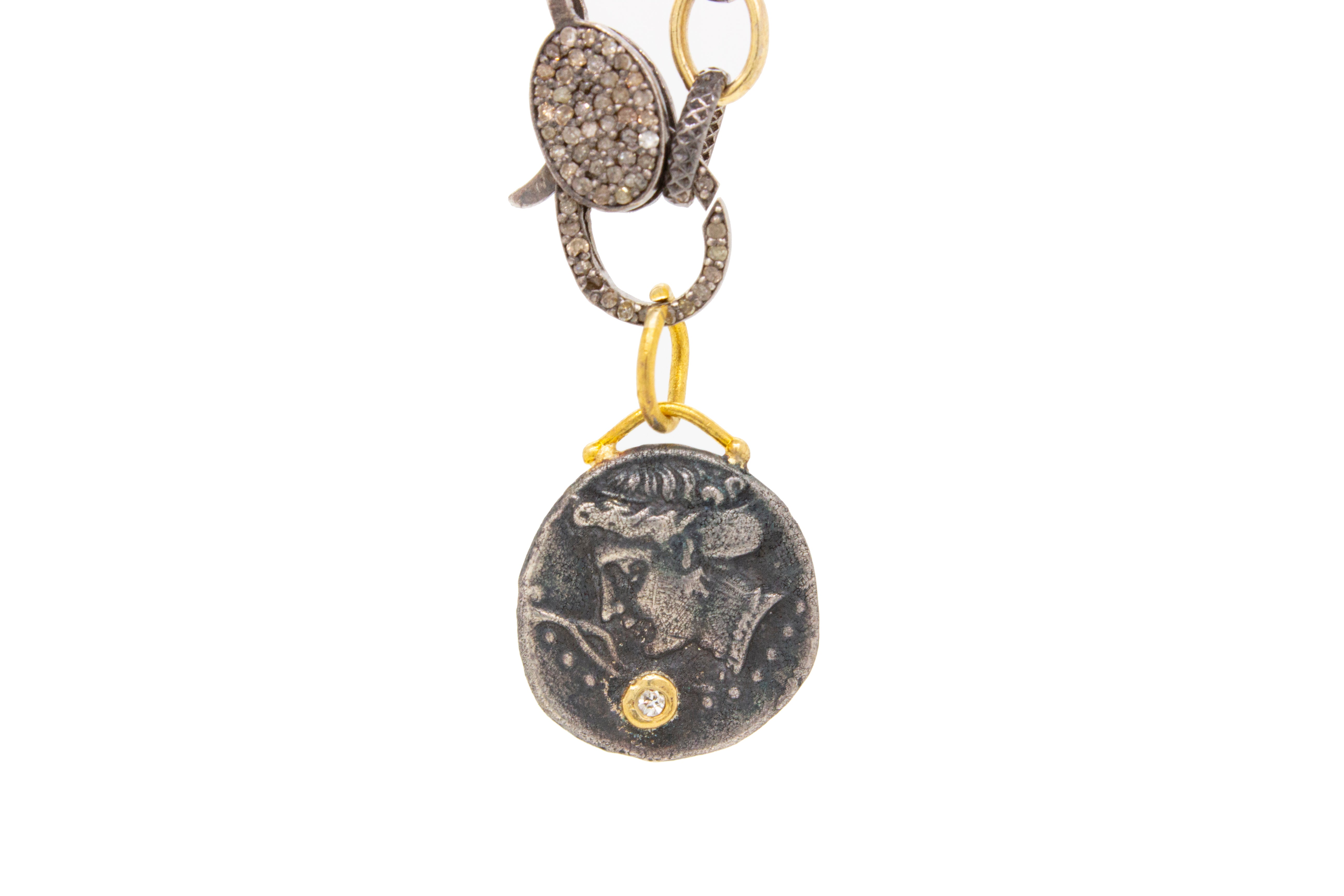 Greek Nymph and Sea Eagle with Diamond