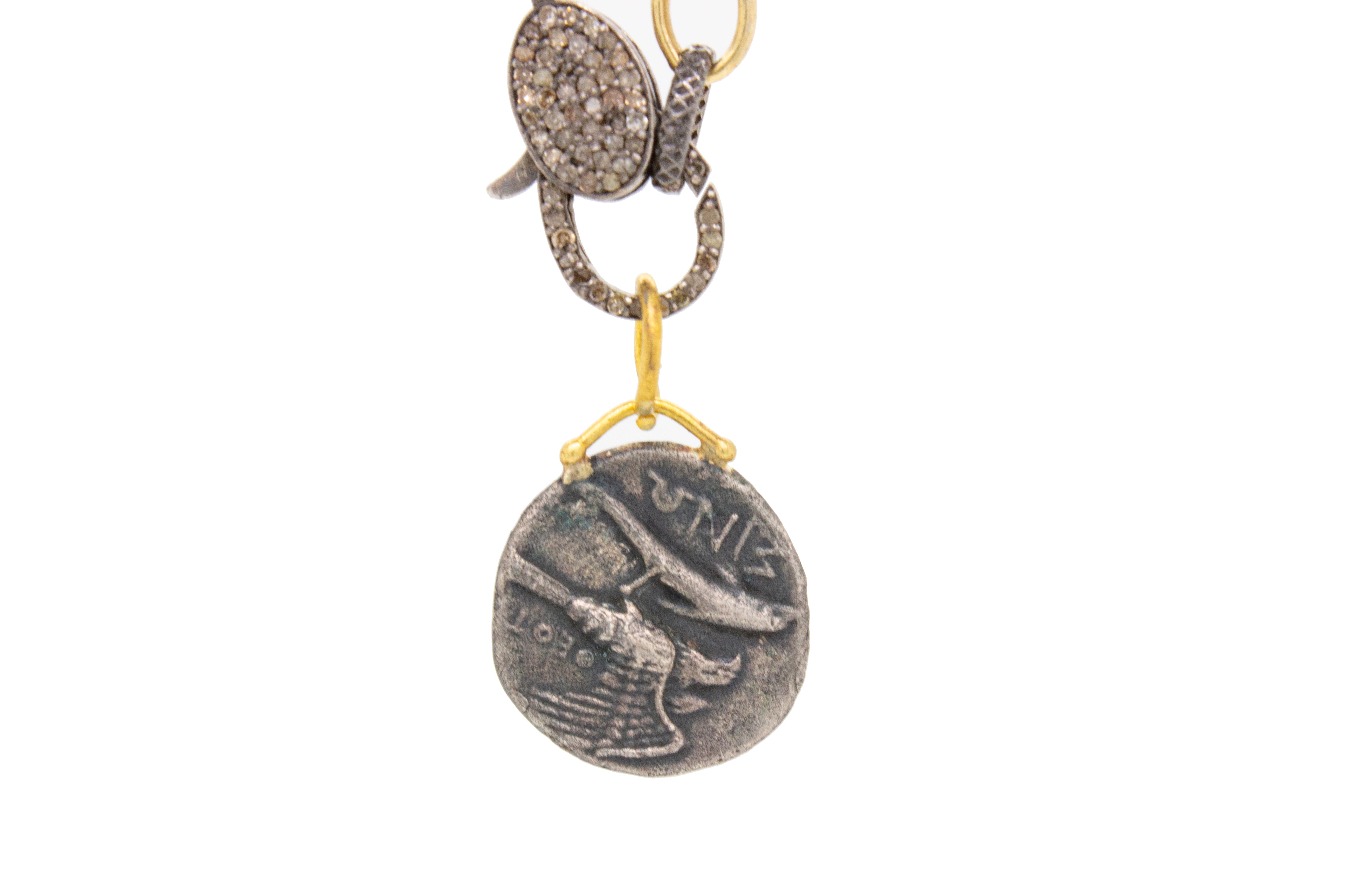 Greek Nymph and Sea Eagle with Diamond