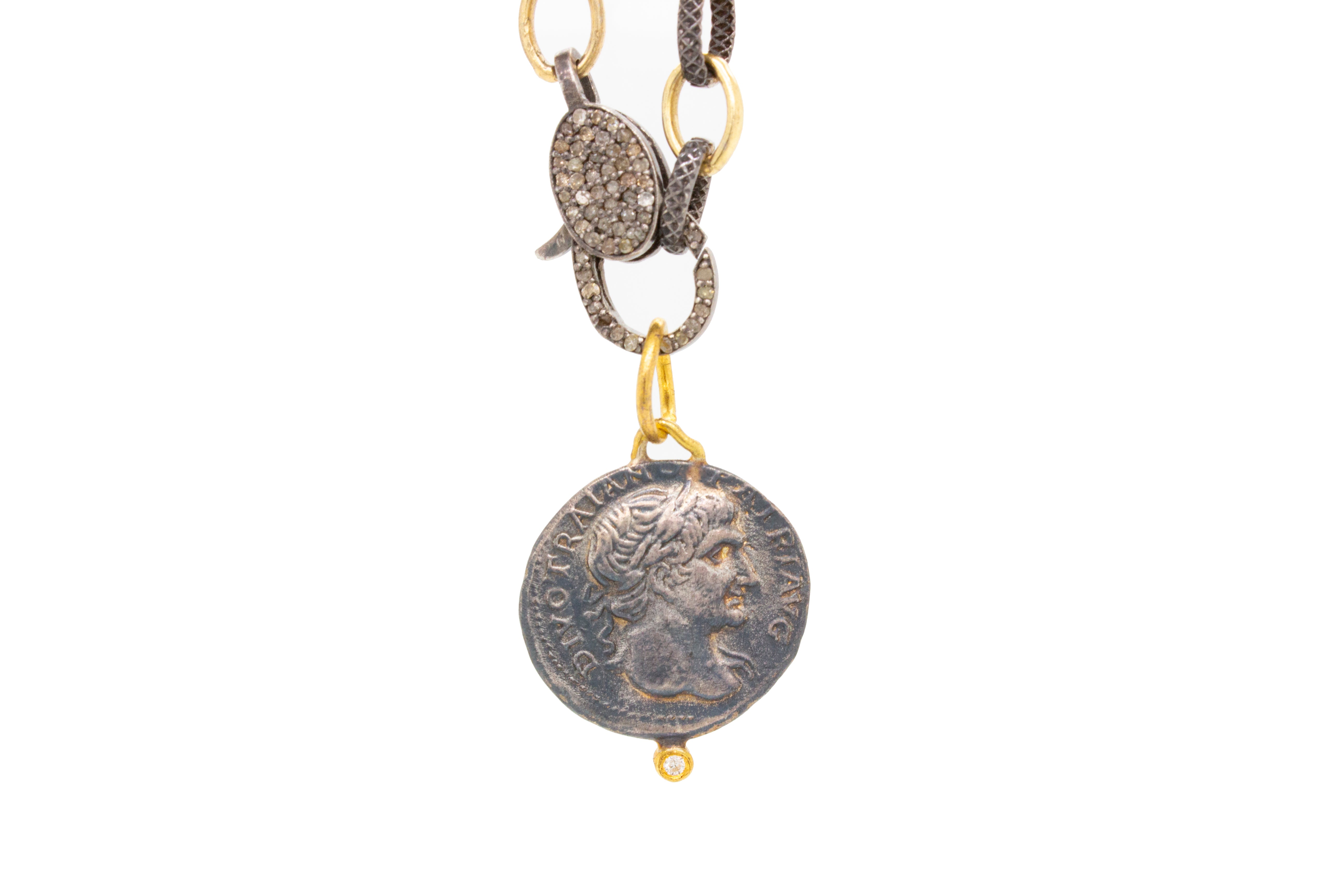 Roman Emperor Trajan with Diamond