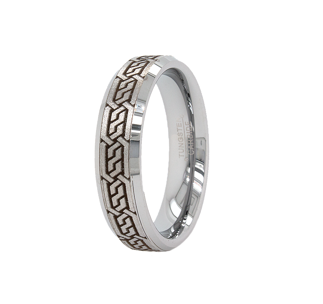 ring on white background, custom ring, 6mm ring, engraved ring, celtic designs, thin ring, unisex ring, wedding band, promise ring, anniversary ring
