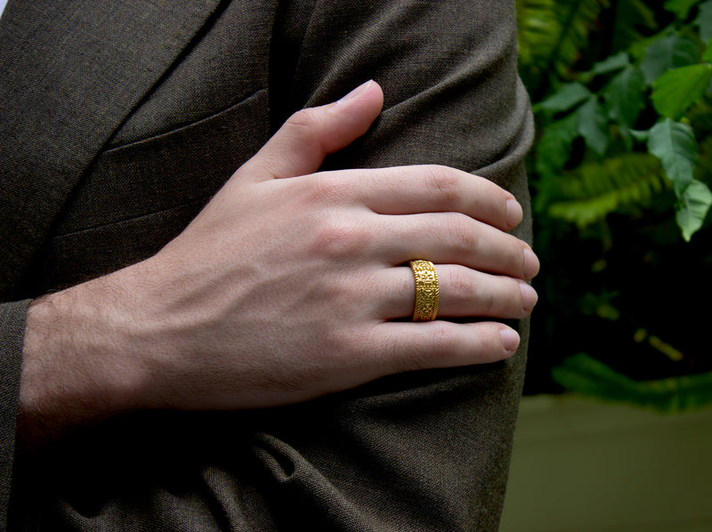 Luxury Gold Rings for Men - Atolyestone