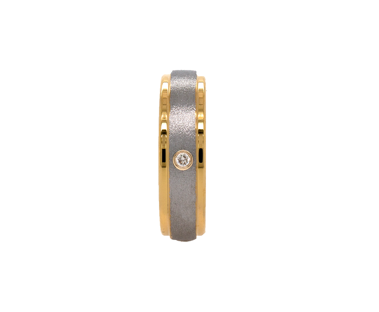 ring, ring on white background, mens ring, women's ring, wedding band, mens wedding band, women's wedding band, 6mm ring, 6mm tungsten ring, yellow gold plated ring, matte ring, diamond ring, thin ring