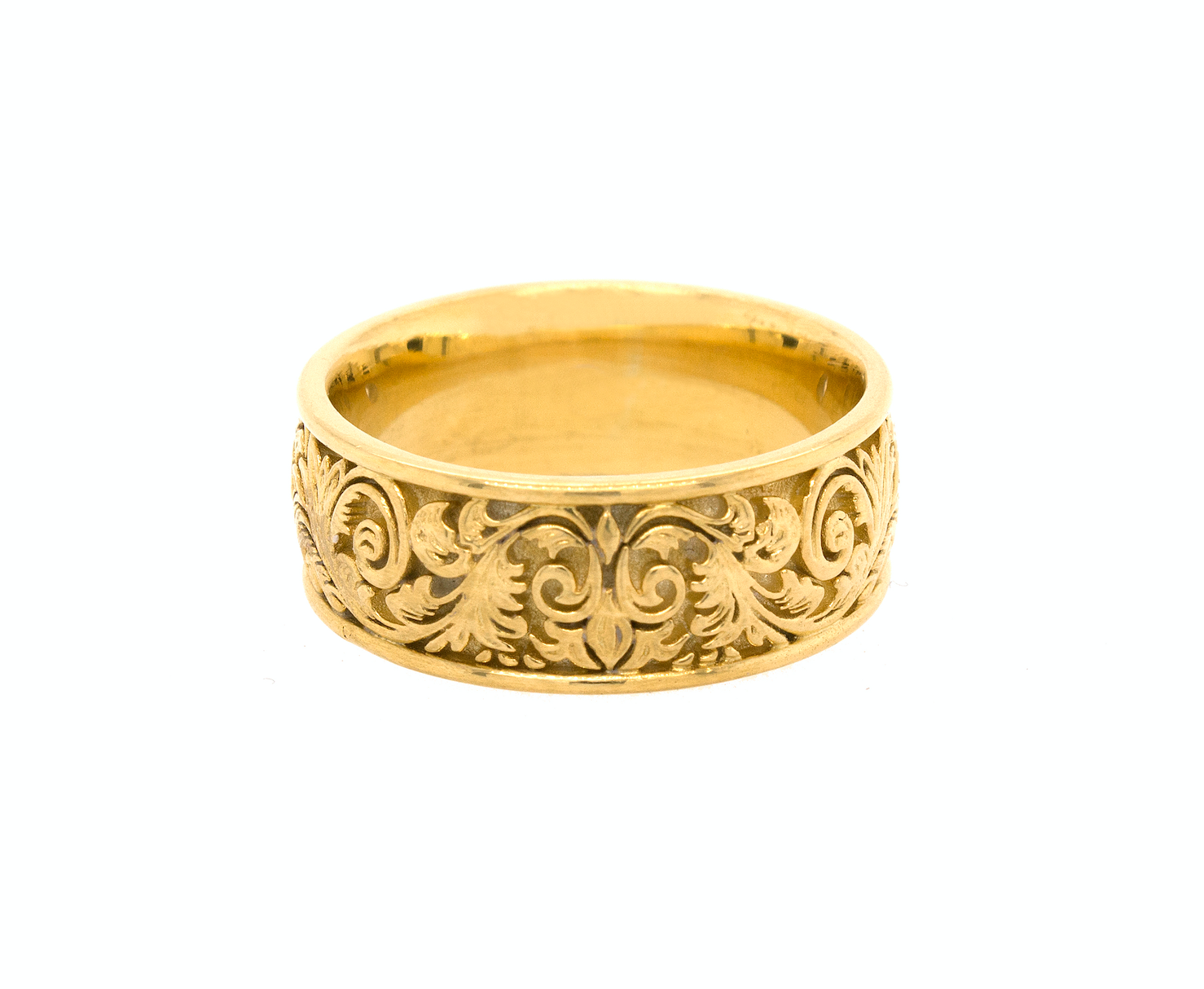 ring, ring on white background, gold ring, solid gold ring, wedding band, yellow gold ring, victorian ring, square shaped diamond ring, diamond wedding band, mens ring, women's wedding band