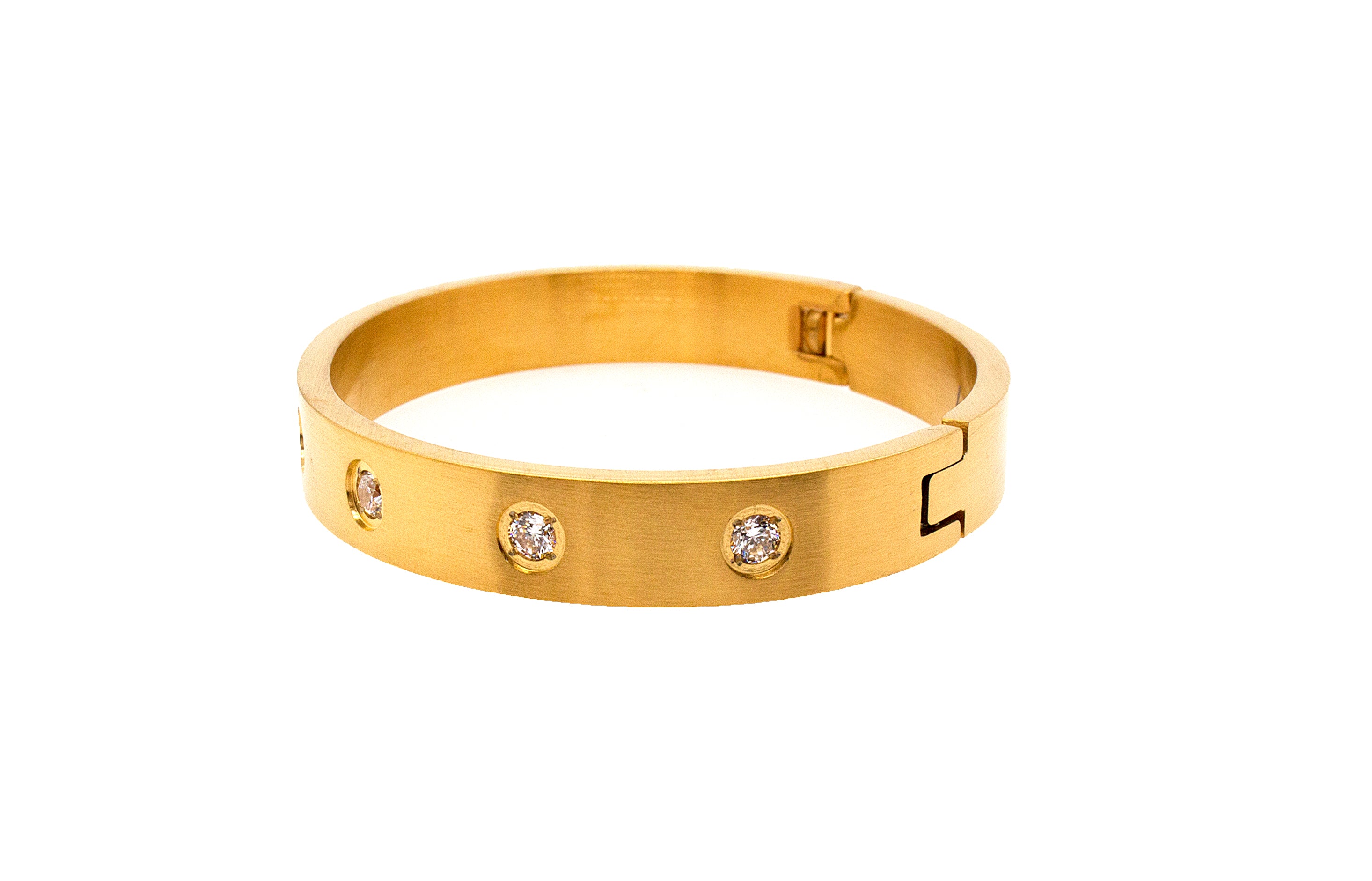 bracelet, yellow gold plated bracelet, bangle bracelet, bracelet with stones, bangle, stackable bangles, unisex bracelet, stainless steel bracelet, bracelet with stones